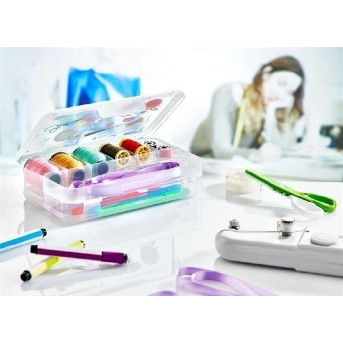 Durukar® Double-Sided Compartmentalized Hobby Sewing Box Ardunio Material Box