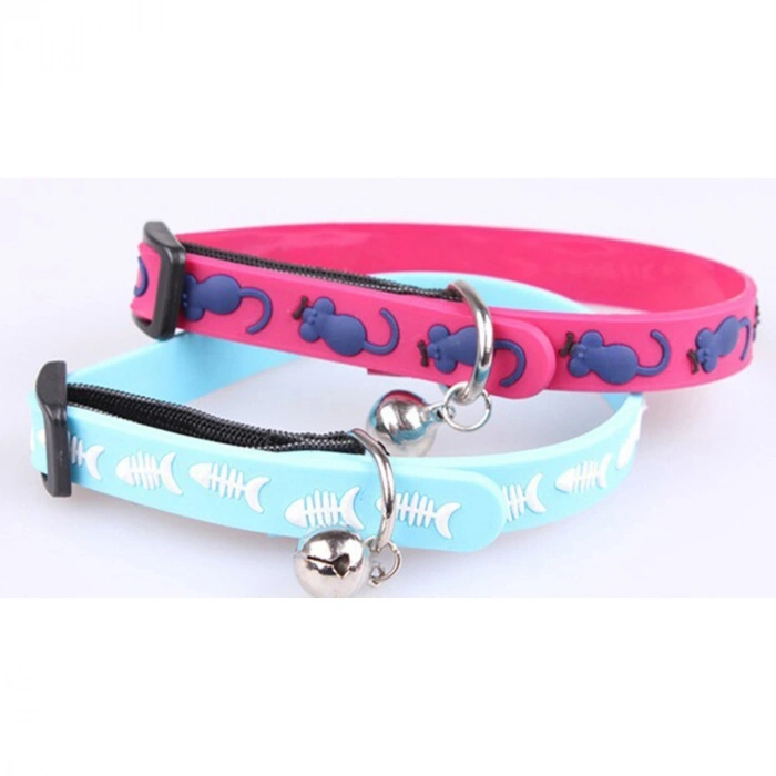 Durukar® Çıngıraklı Zilli Sevimli Renkli Slikon Kedi Köpek Boyun Tasması