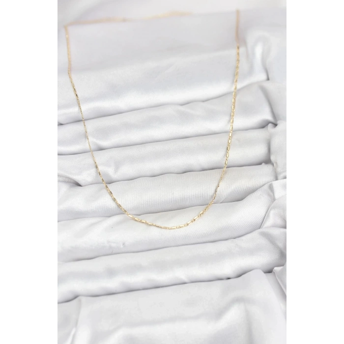 Durukar® CM 14K Gold Renk Kesme Model 60 cm Kadın Kolye