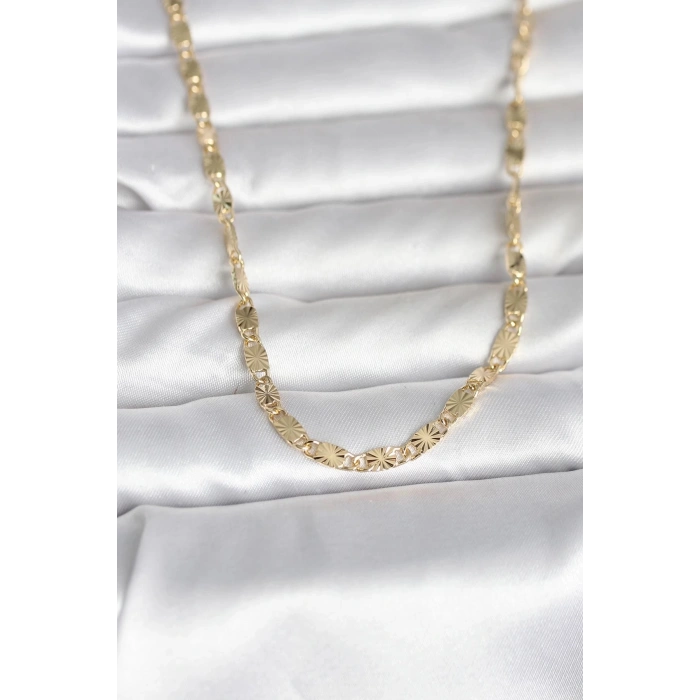 Durukar® CM 14K Gold Renk Lazer Model 45 cm Kadın Kolye