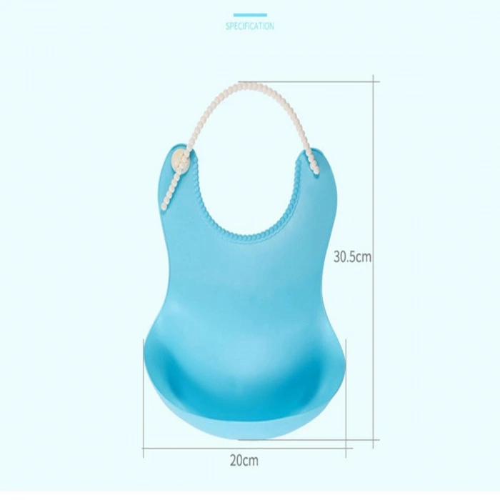 Durukar® Çocuk Bebek Mama Önlüğü Dökülme Engelleyici Bükülebilir Mavi