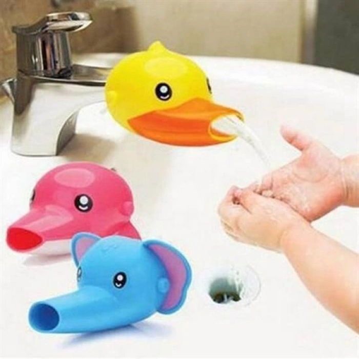 Durukar® Educational and Safe Faucet Extender Duck-Shaped Attachment for Children