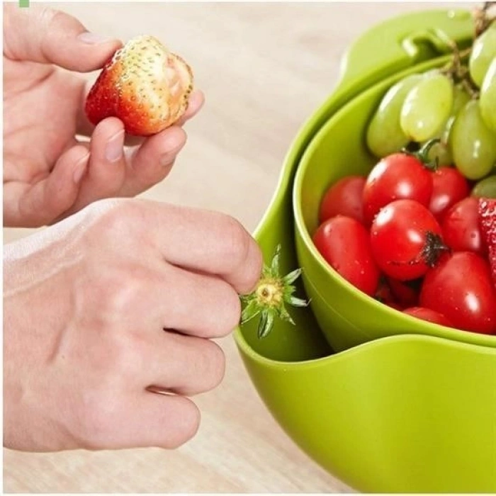 Durukar® Multi-Purpose 360-Degree Rotatable Practical Basin Kitchen Strainer Sieve