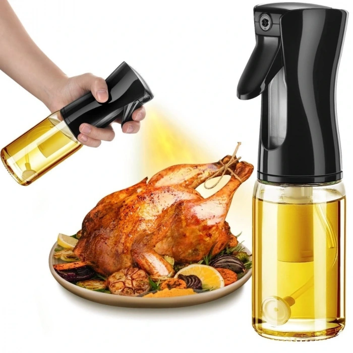 Durukar® Çok Amaçlı Cam Şişe Püskürtmeli Dağıtıcı Yağdanlık Limonluk Sirke Sosluk Spreyi