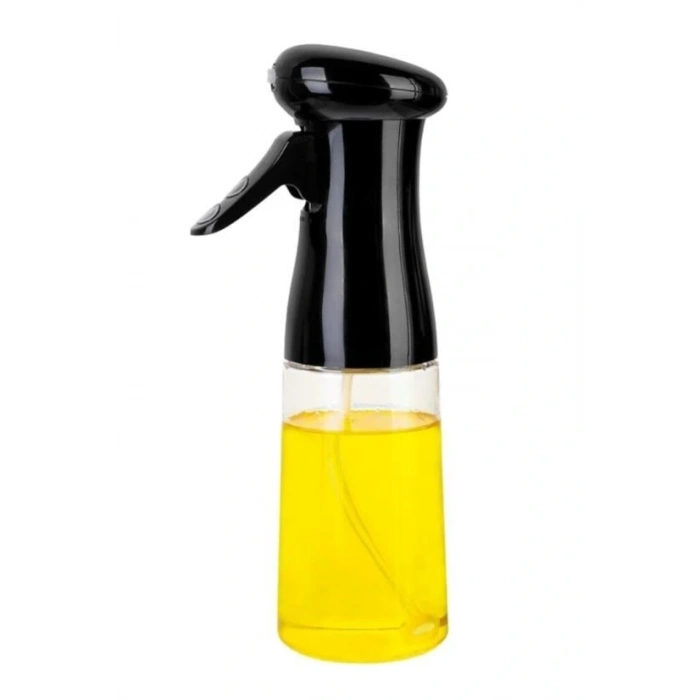 Durukar® Multi-Purpose Glass Bottle with Spray Dispenser Oil, Lemon, Vinegar, Sauce Spray Black