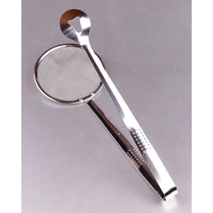 Durukar® Çok Amaçlı Süzgeçli Paslanmaz Metal Haşlama Ve Kızartma Maşası