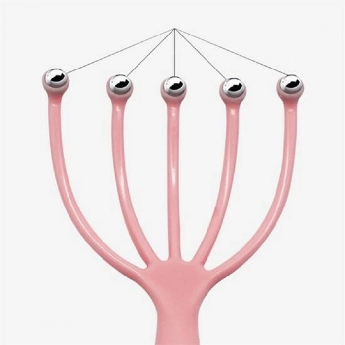 Durukar® Multi-Functional 5-Tip Ball-Head Neck Leg Arm Massager Relaxing Head Massage Tool