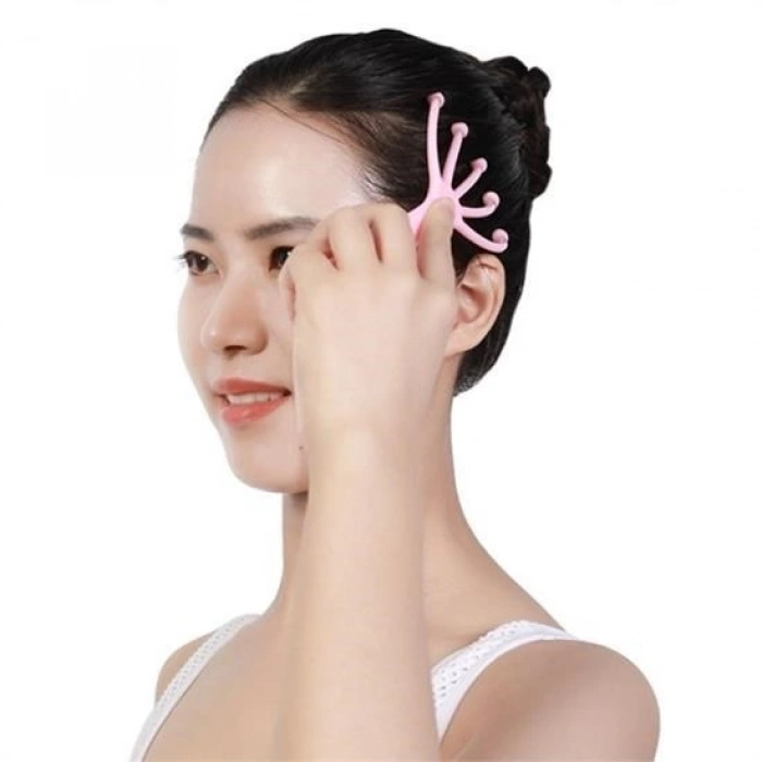 Durukar® Multi-Functional 5-Tip Ball-Head Neck Leg Arm Massager Relaxing Head Massage Tool