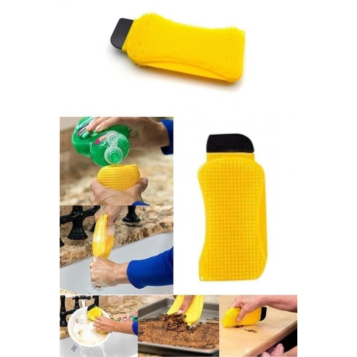 Durukar® Multi-Functional Practical Dishwashing Brush with Detergent Container