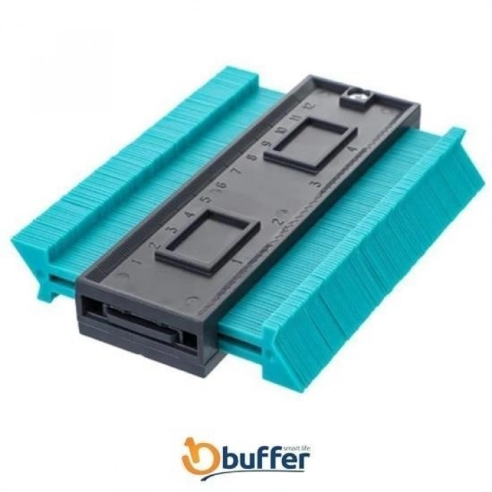 Durukar® Multi-Functional Plastic Contour Gauge Wood Tile Shaping Template