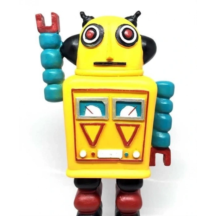 Durukar® Decotown Nostaljik Sevimli Uzaylı Robot Şeklinde Figür Biblo