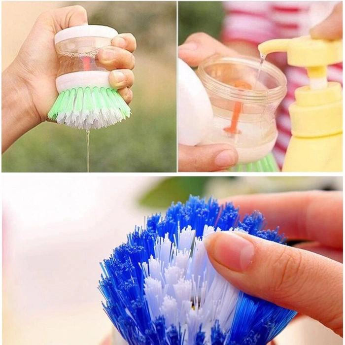 Durukar® Deterjan Hazneli Kolay Bulaşık Yıkama Fırçası Bulaşık Sünger