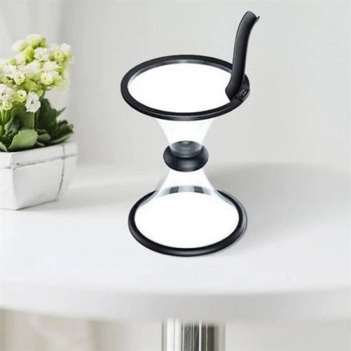 Durukar® Fun Funnel-Shaped Interesting Transparent Coin Saving Piggy Bank