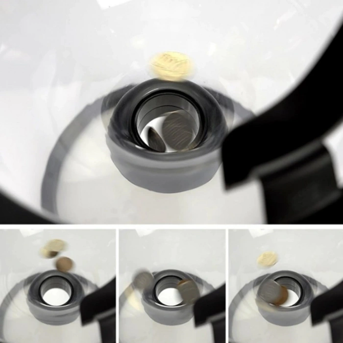 Durukar® Eğlenceli Huni Şeklinde İlginç Şeffaf Para Biriktirme Kumbarası