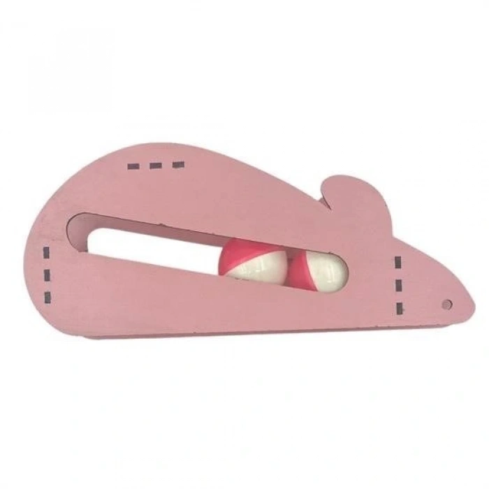 Durukar®  Fare Kedi Oyunu Ahşap 2 Toplu Kedi Oyuncağı Tahta Kedi Oyunu Tahta Fare Ve Toplu Oyuncak