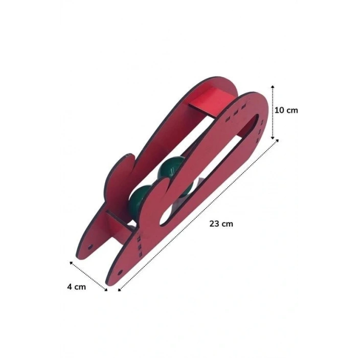 Durukar®  Fare Kedi Oyunu Ahşap 2 Toplu Kedi Oyuncağı Tahta Kedi Oyunu Tahta Fare Ve Toplu Oyuncak