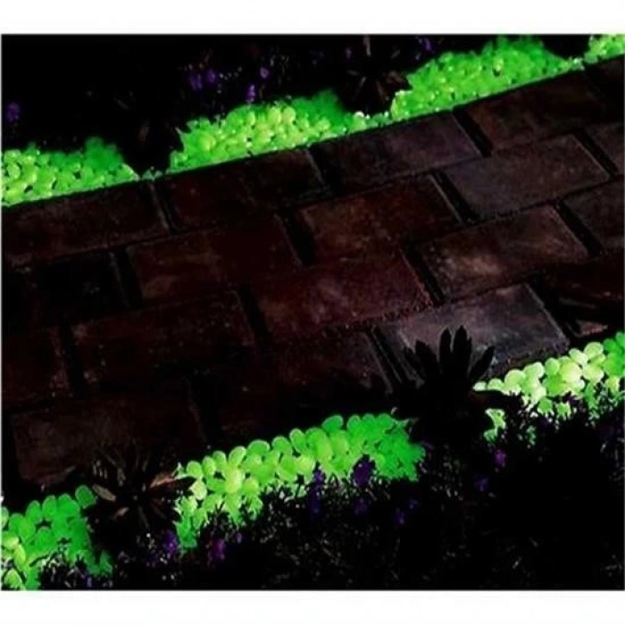 Durukar® Gece Karanlıkta Işık Vererek Parlayan Dekoratif Çakıl Taşları