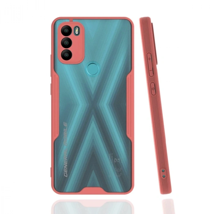 Durukar®  General Mobile GM 21 Plus Kılıf Platin Silikon - Pembe