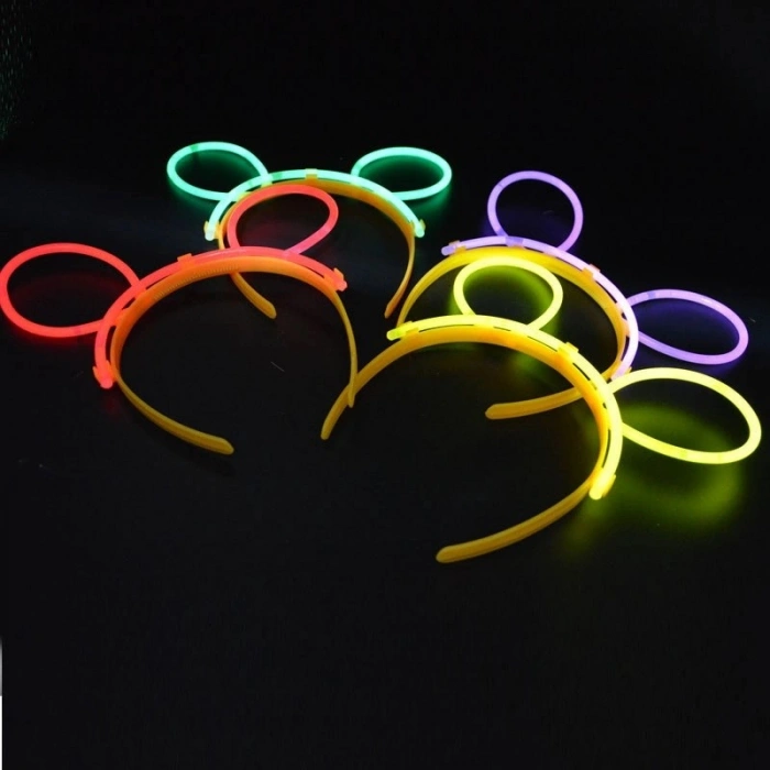 Durukar® Glow Taç Fosforlu Taç Karışık Renk 12 Adet