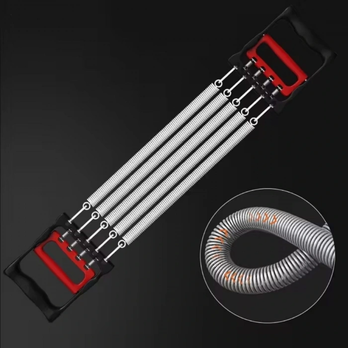 Durukar® Göğüs Genişletme ve Kuvvet Egzersiz Aleti – 5 Yaylı 5 Kademeli Ayarlanabilir Fitness ve Kuvvet Antrenmanı Ekipmanı