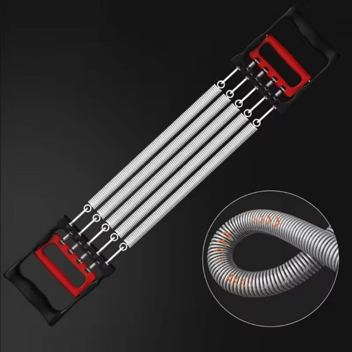 Durukar® Göğüs Genişletme ve Kuvvet Egzersiz Aleti – 5 Yaylı 5 Kademeli Ayarlanabilir Fitness ve Kuvvet Antrenmanı Ekipmanı