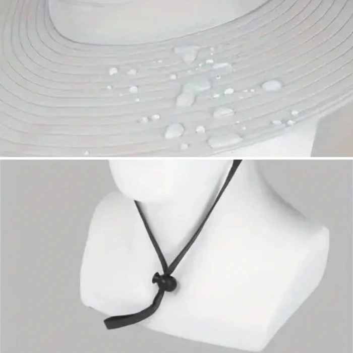 Durukar® Güneş Koruyuculu Nefes Alabilen Maskeli ve Boyun Kapaklı Geniş Kenarlı Balıkçı Şapkası