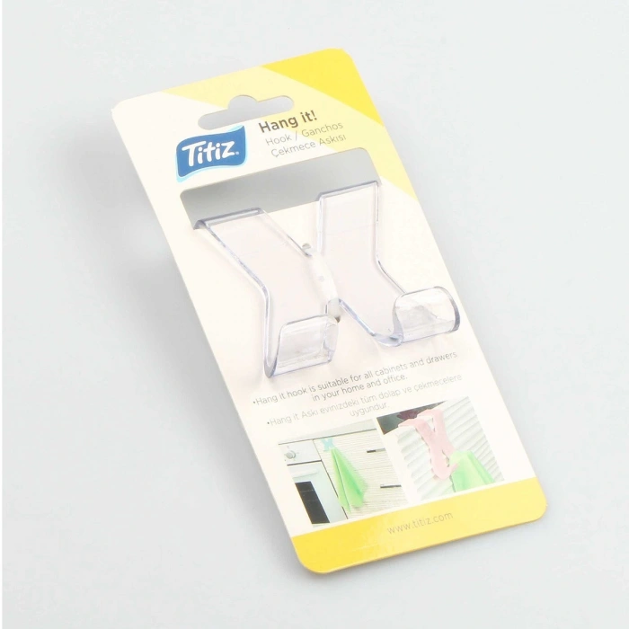 Durukar® Hang it Pratik Kolay Taşımabilir Havlupan 2 Kancalı Banyo Askısı