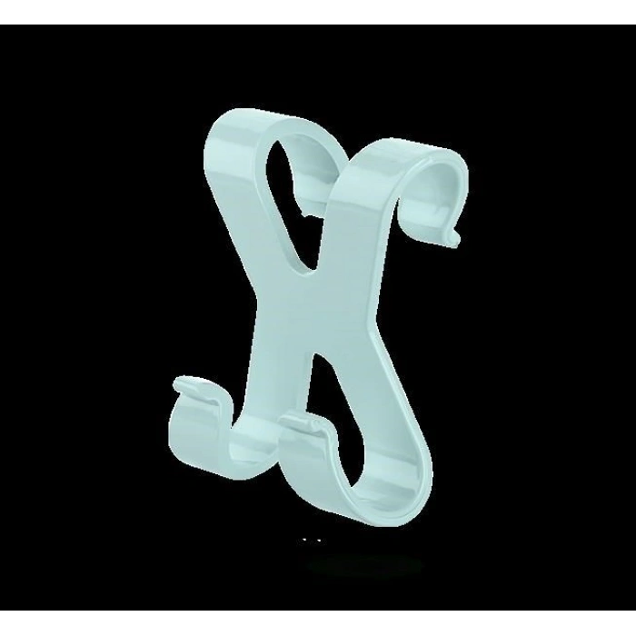 Durukar® Hang it Pratik Kolay Taşımabilir Havlupan 2 Kancalı Banyo Askısı