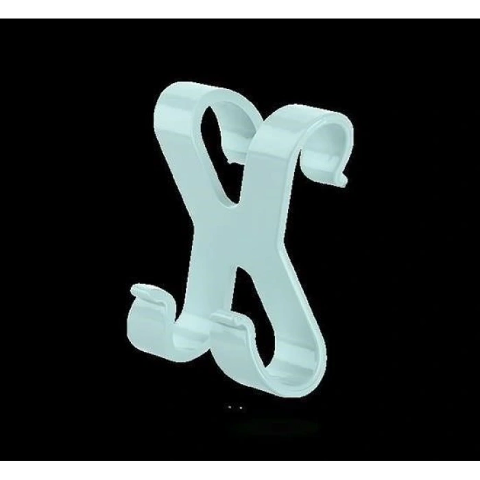 Durukar® Hang it Pratik Kolay Taşımabilir Havlupan 2 Kancalı Banyo Askısı