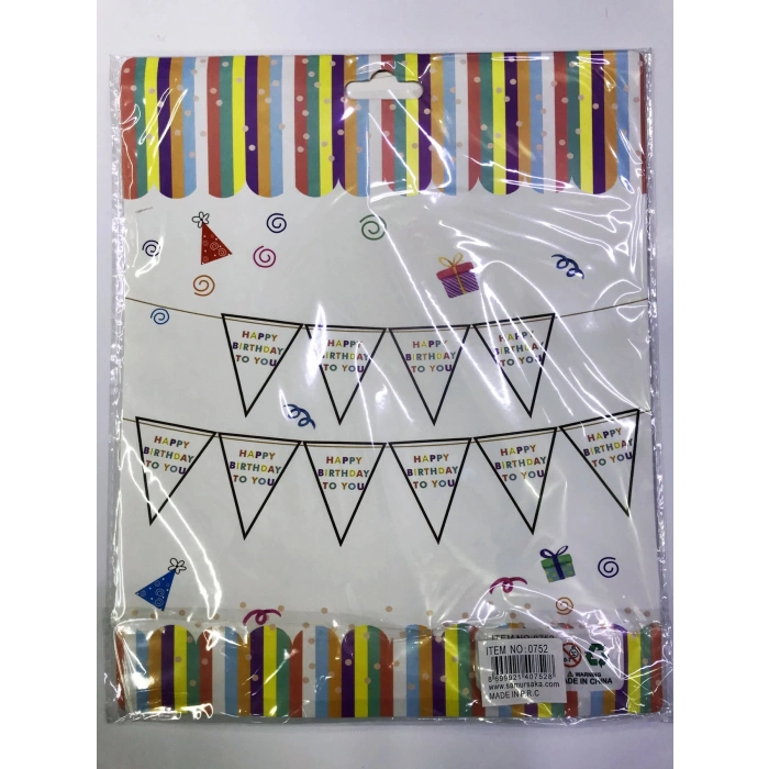 Durukar® Happy Birthday To You Flama Bayrak Süs