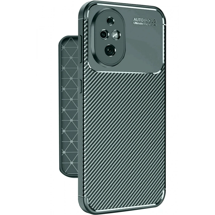 Durukar®  Honor 200 Kılıf Auto Focus Karbon Kapak - Koyu Yeşil