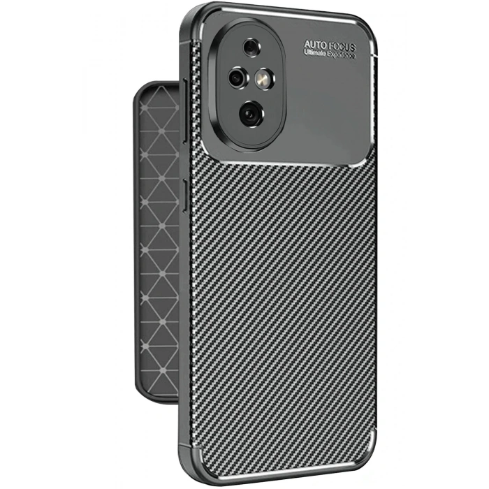 Durukar®  Honor 200 Kılıf Auto Focus Karbon Kapak - Siyah