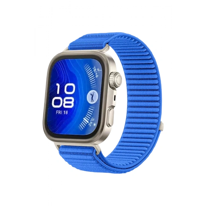 Durukar®  Huawei Fit 4 Braid Kordon - Mavi