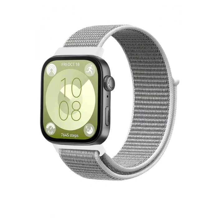 Stagnant® Huawei Fit 4 Ribbed Velcro Strap - White