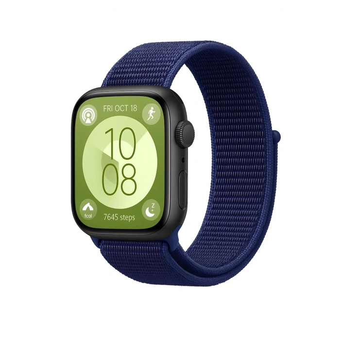 Durukar®  Huawei Fit 4 Hasırlı Cırtcırtlı Kordon - Lacivert-Mürdüm