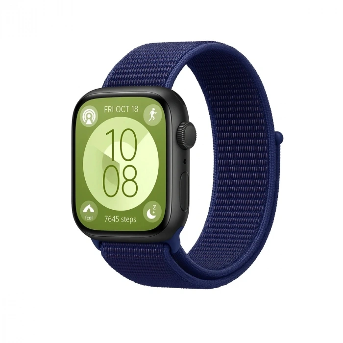 Durukar®  Huawei Fit 4 Hasırlı Cırtcırtlı Kordon - Lacivert-Mürdüm