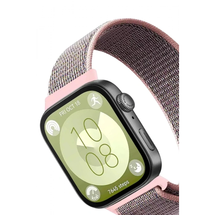 Durukar® Huawei Fit 4 Woven Velcro Strap - Pink