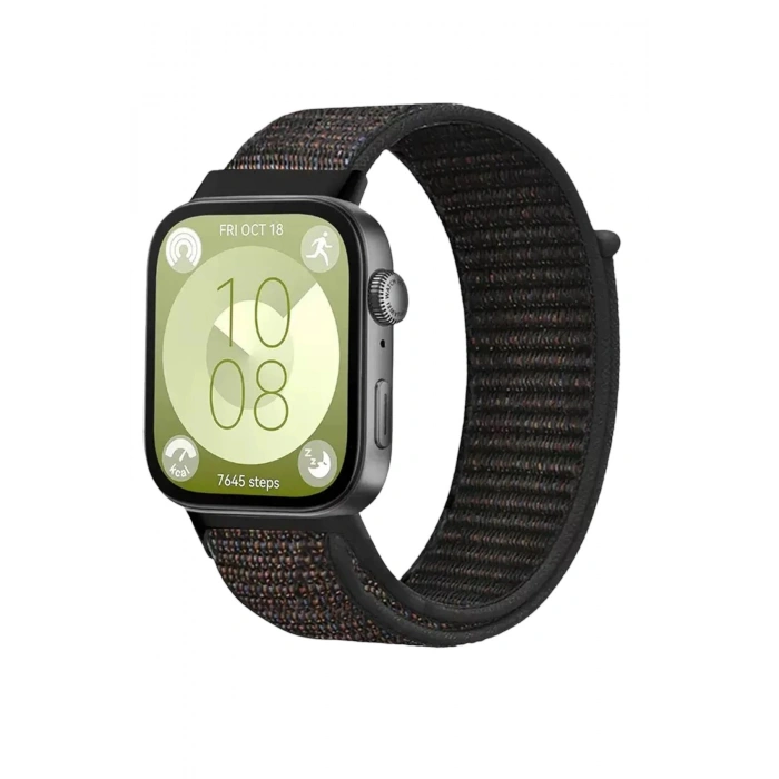 Standstill® Huawei Fit 4 Woven Velcro Strap - Black