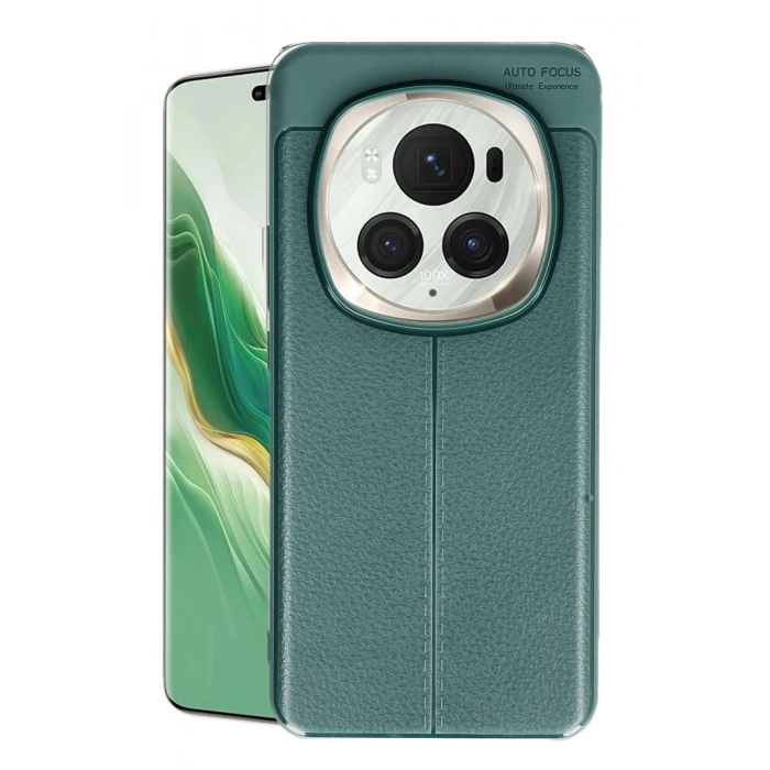 Durukar®  Huawei Honor Magic 6 Pro Kılıf Auto Focus Kapak - Koyu Yeşil