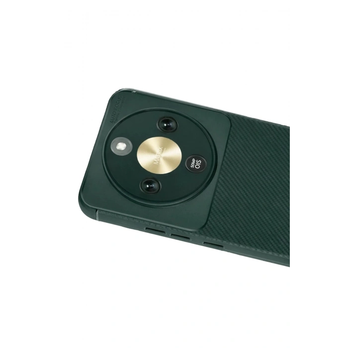 Durukar®  Huawei Honor Magic 8 Lite Auto Focus Karbon Kapak - Koyu Yeşil