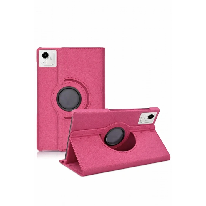 Durukar®  Huawei Honor Pad X9A 360 Tablet Deri Kılıf - Pembe