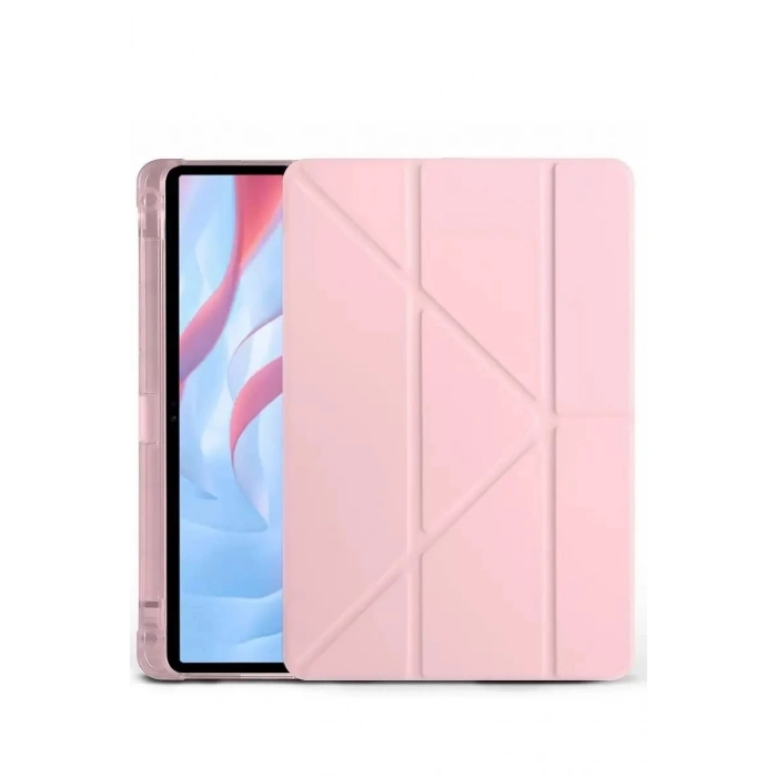 Durukar®  Huawei Honor Pad X9A Kalemlikli Mars Tablet Kılıfı - Rose Gold