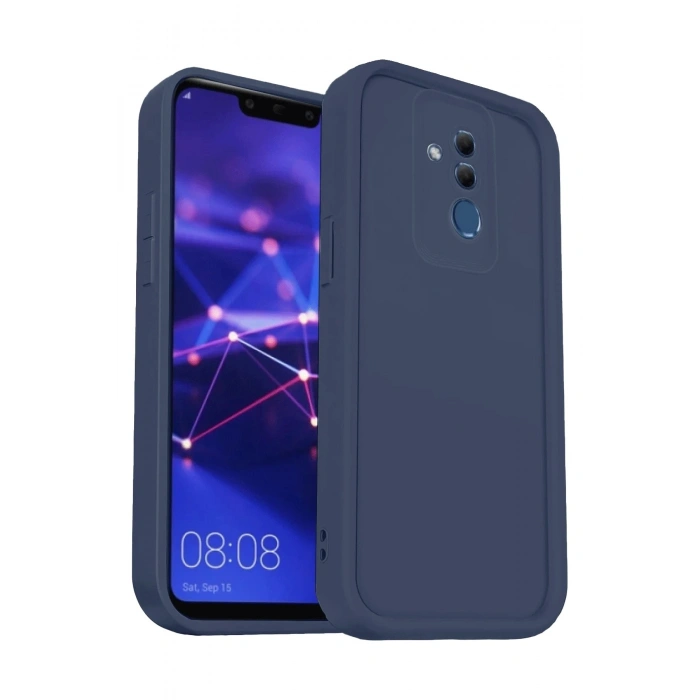 Durukar®  Huawei Mate 20 Lite Kılıf Viera Silikon - Lacivert