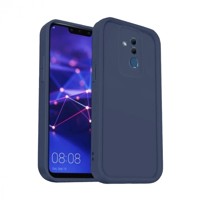 Durukar®  Huawei Mate 20 Lite Kılıf Viera Silikon - Lacivert