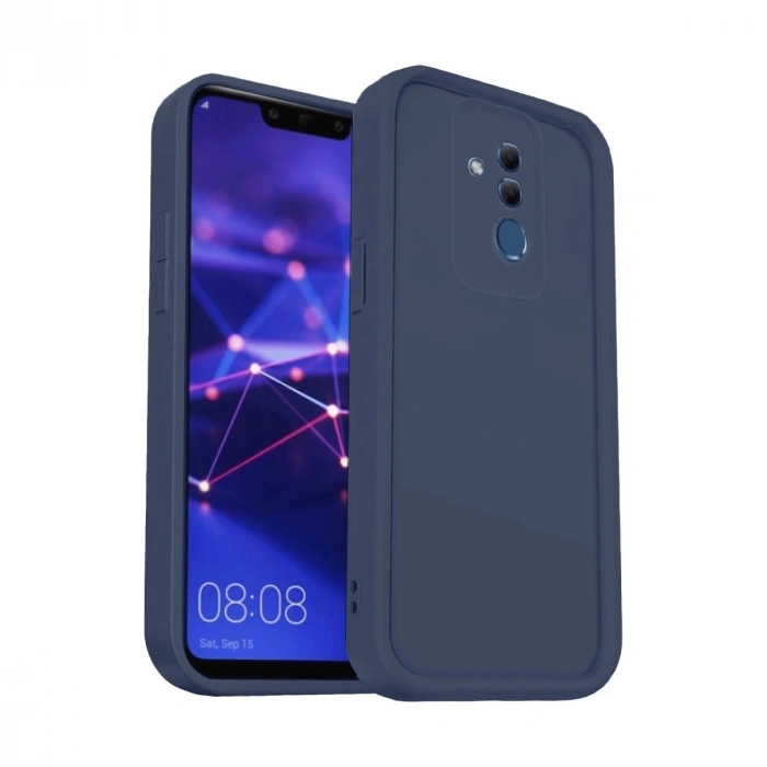 Durukar®  Huawei Mate 20 Lite Kılıf Viera Silikon - Lacivert