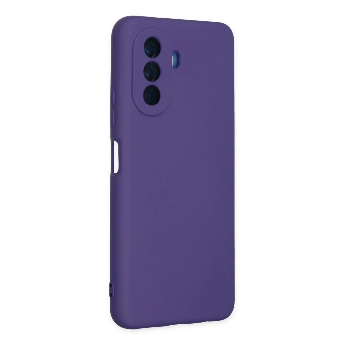 Durukar®  Huawei Nova Y70 Kılıf Nano içi Kadife Silikon - Mor