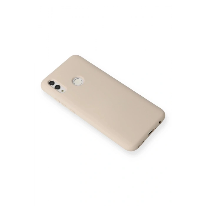 Durukar®  Huawei P Smart 2019 Kılıf Nano içi Kadife Silikon - Pudra