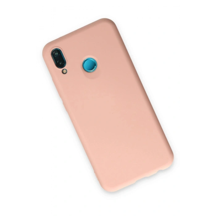 Durukar®  Huawei P20 Lite Kılıf Nano içi Kadife Silikon - Pudra