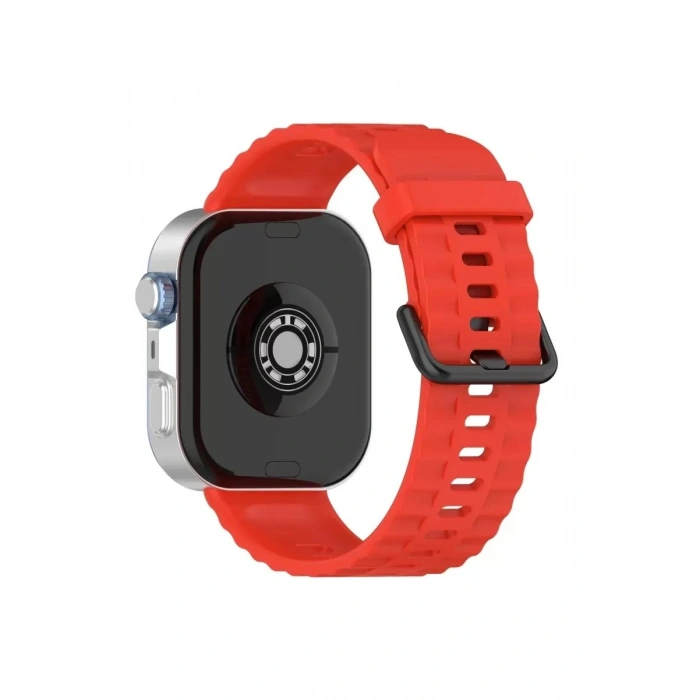 Durukar®  Huawei Watch Fit 3 Klasik Kordon - Kırmızı