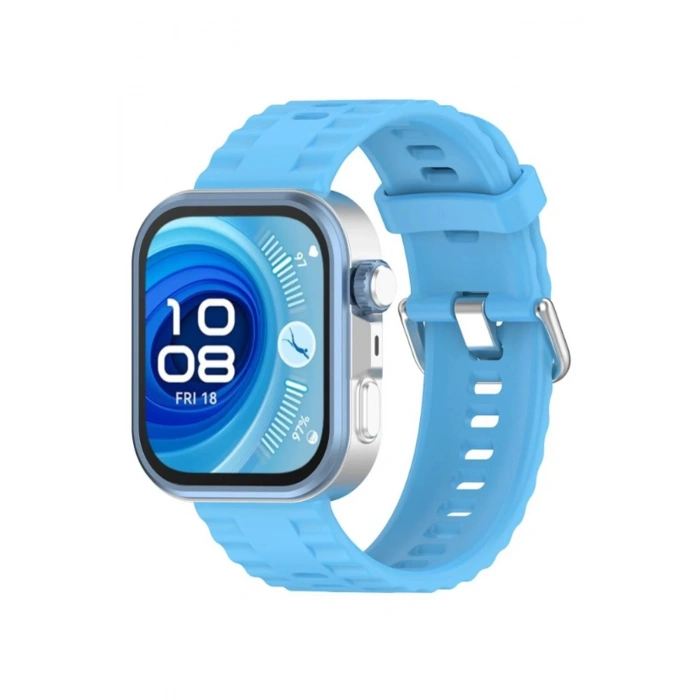 Durukar®  Huawei Watch Fit 3 Klasik Kordon - Turkuaz